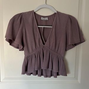 Babydoll Top - Plunge / Deep V-Neck
